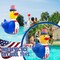 1 Pc 4 ft Patriotic Inflatable 4th of July Large Giant Duck (Suit Style)